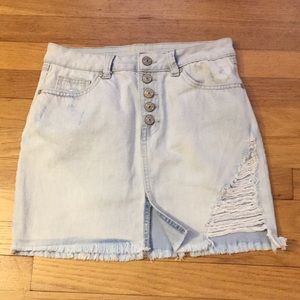 Rewash Denim Mini Skirt - Juniors Size 7